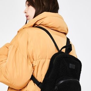 Dickies Black Sherpa Mini Backpack